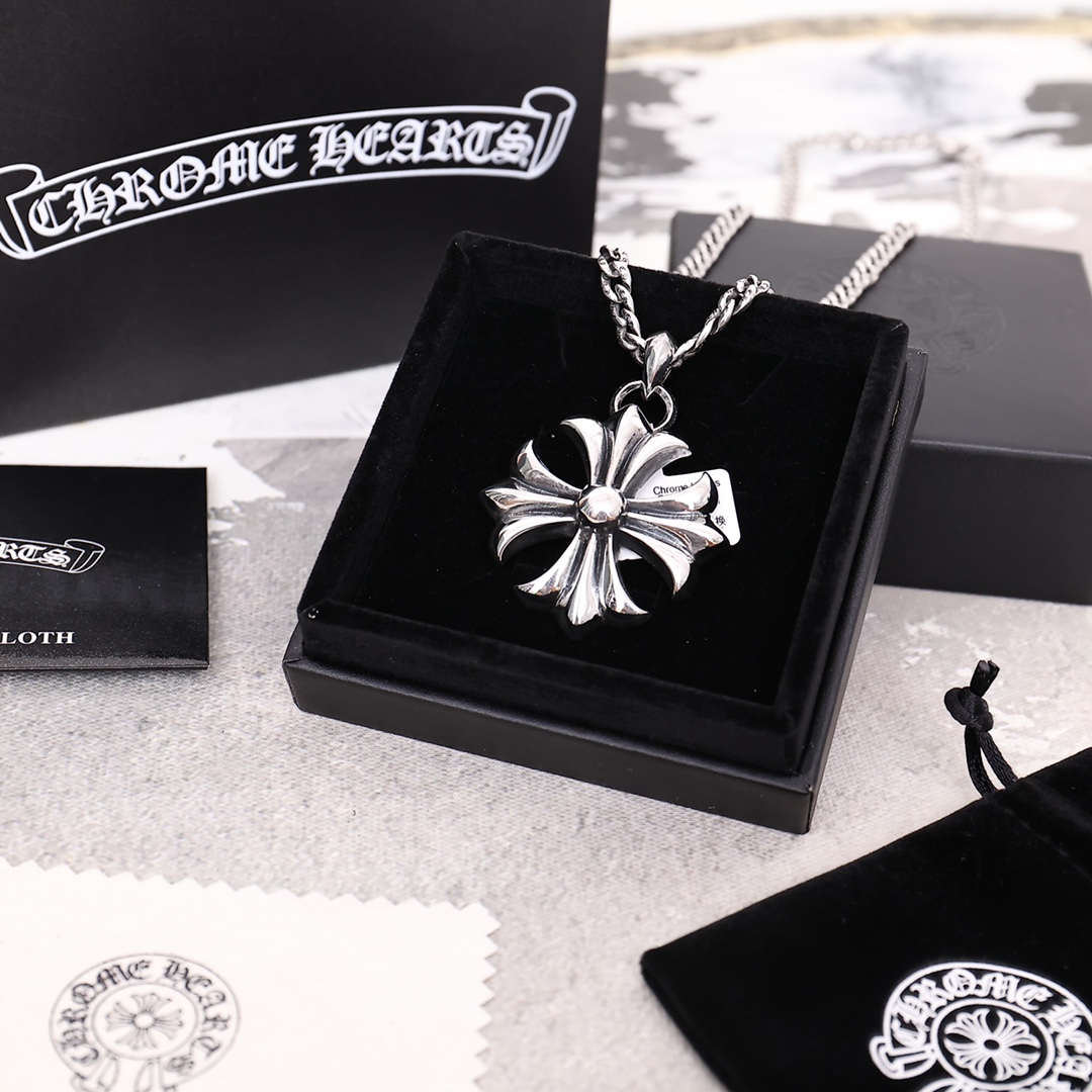 【2026】【Chrome Hearts】ネックレス、新しいネックレス万能シンプルファッションオーナメント-BRAND OFF