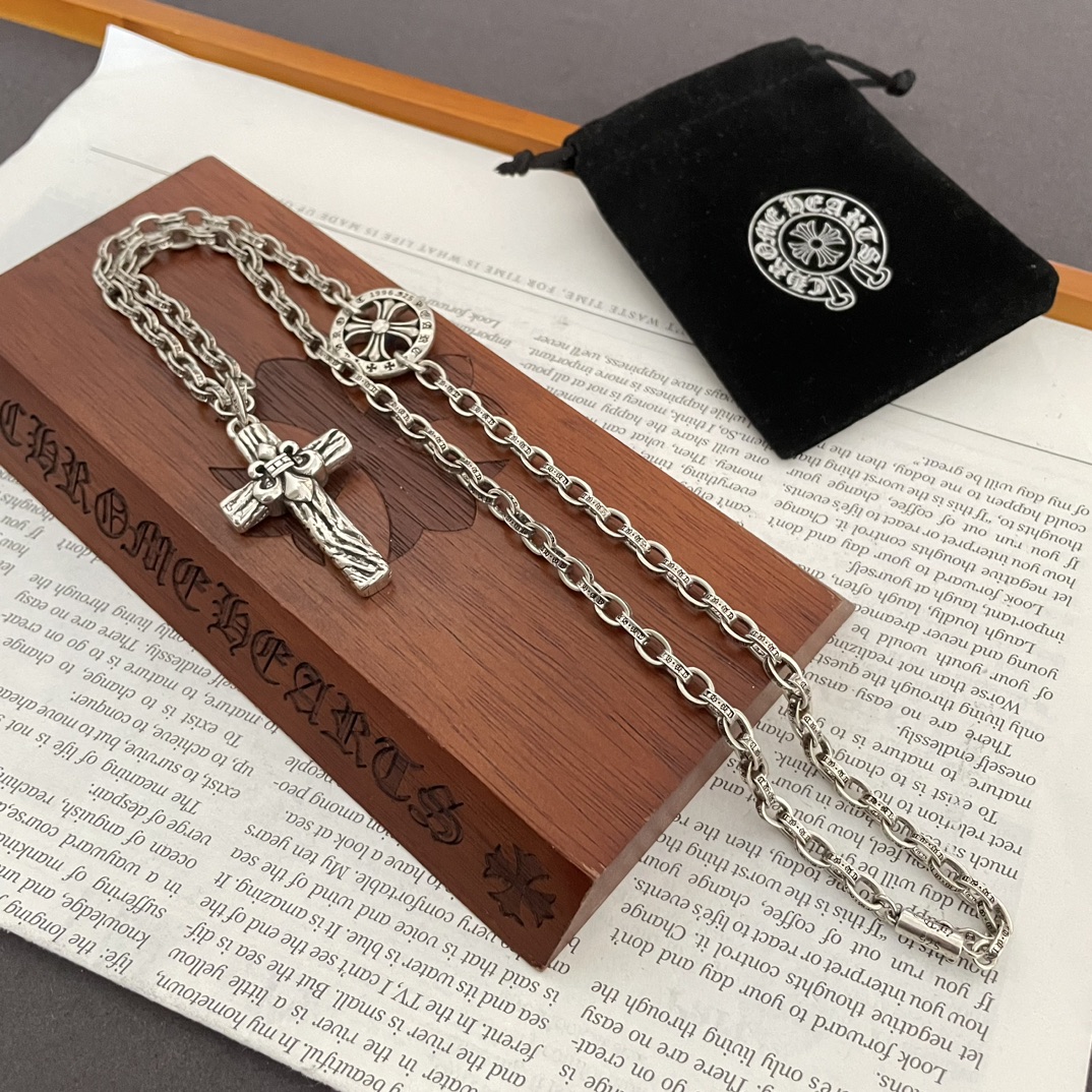【Chrome Hearts】ネックレス、新しいネックレス万能シンプルファッションオーナメント-BRAND OFF