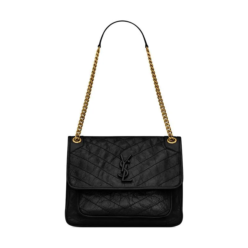 Saint Laurent なし☆モノグラム エンベロープ チェーンウォレット-BRAND OFF