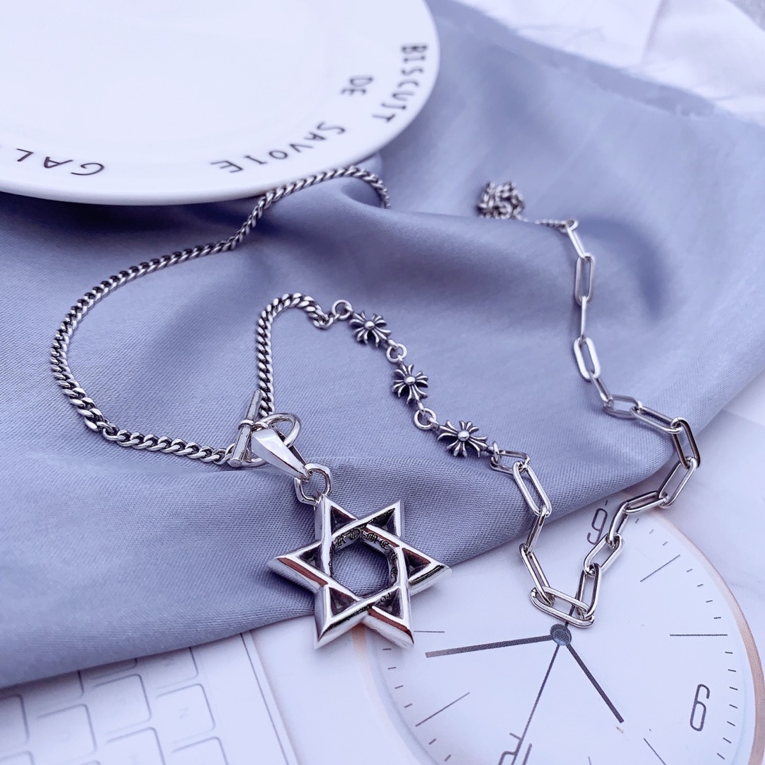 【2026】【CHROME HEARTS】ネックレス、新しいネックレス万能シンプルファッションオーナメント-BRAND OFF