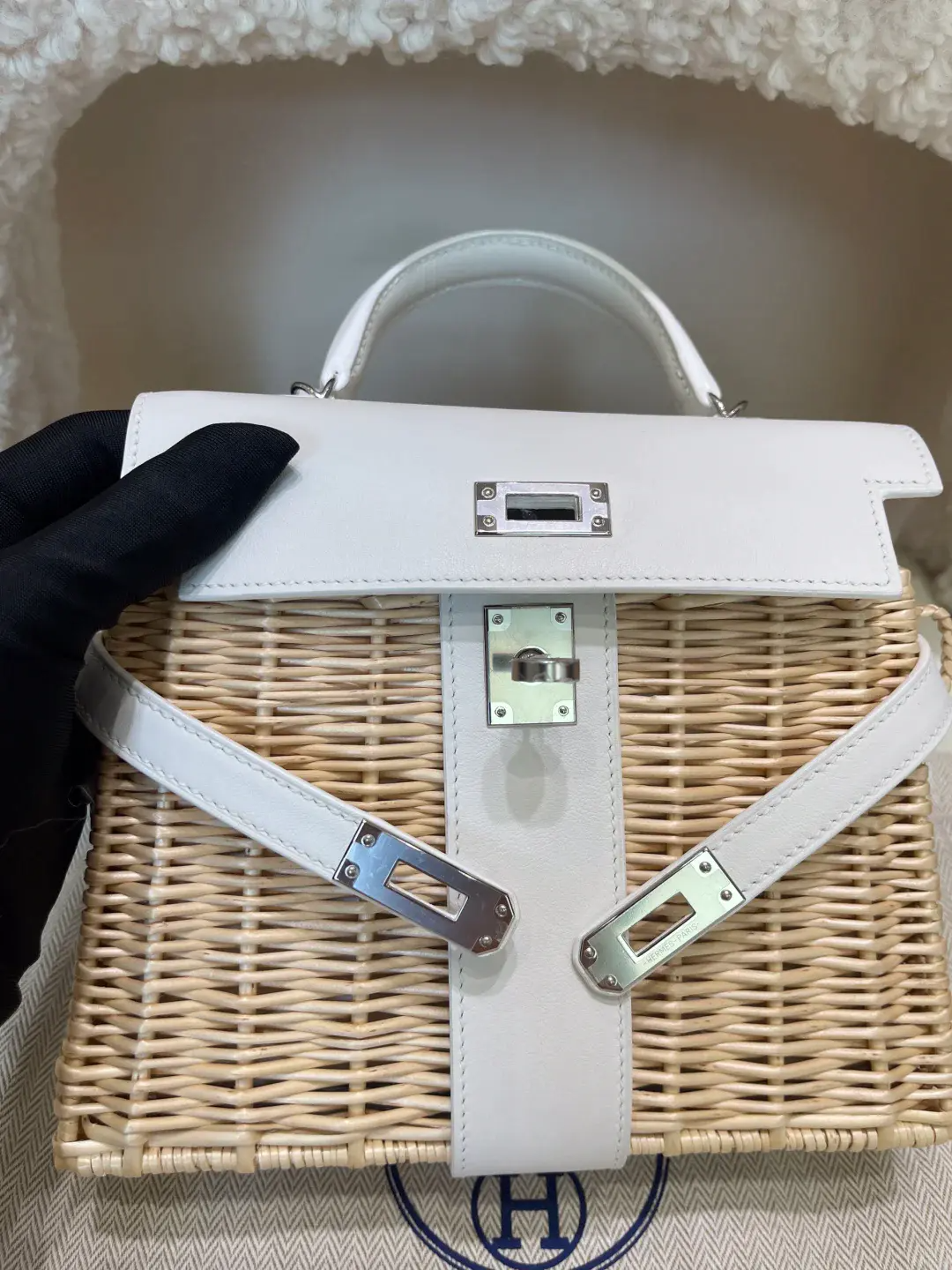 【HERMES】エルメス Mini Kelly ピクニックバッグ-BRAND OFF