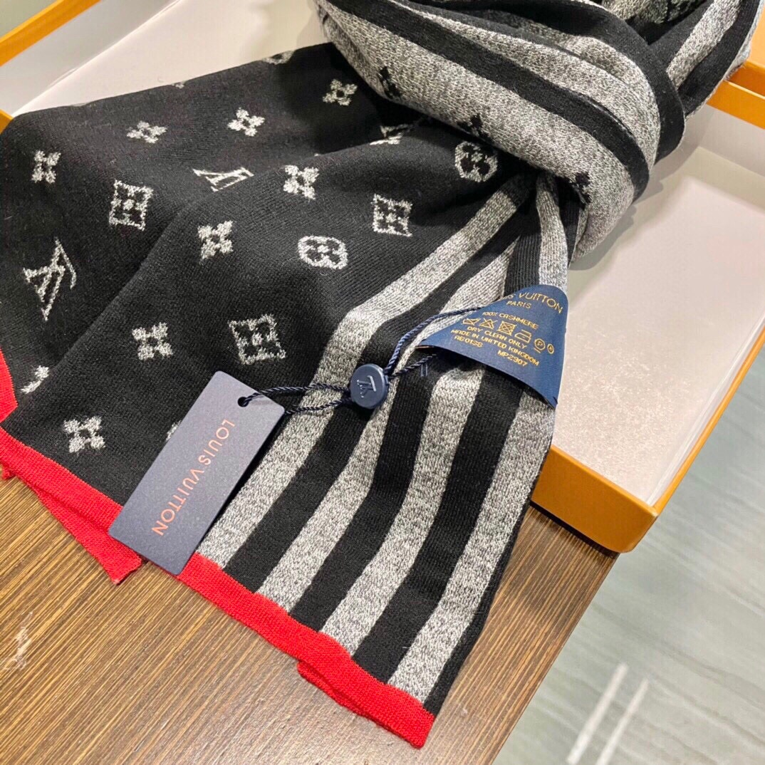 【LOUIS VUITTON   ルイヴィトン】スカーフ 180*32CM   241207-BRAND OFF