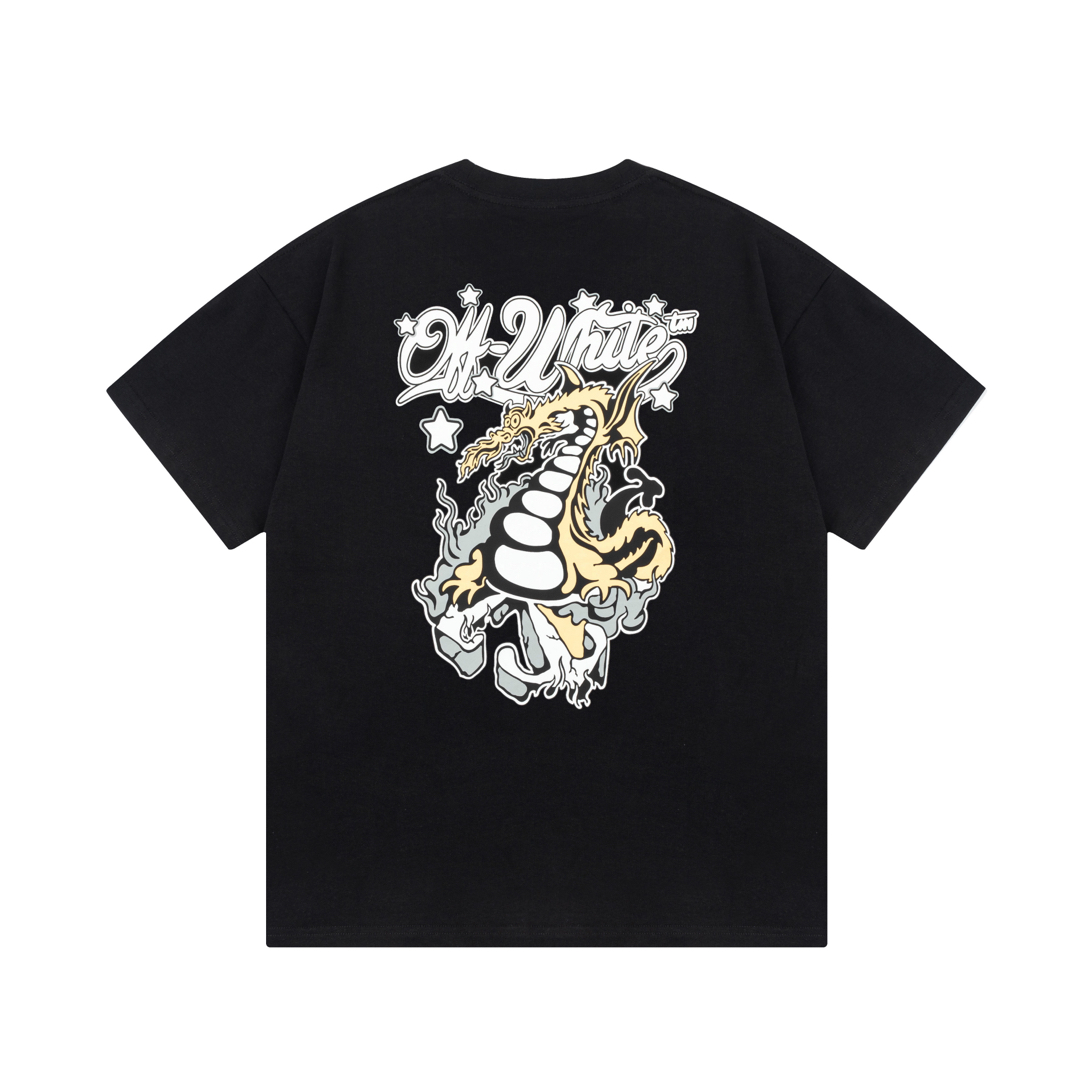 【OFF-WHITE  公式旗艦店】オフホワイト   Tシャツ  ご好評に付き再入荷！250215-BRAND OFF