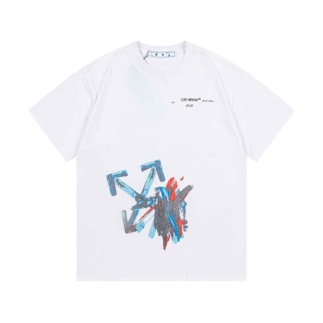 【OFF-WHITE  公式旗艦店】オフホワイト   Tシャツ  ご好評に付き再入荷！250215-BRAND OFF
