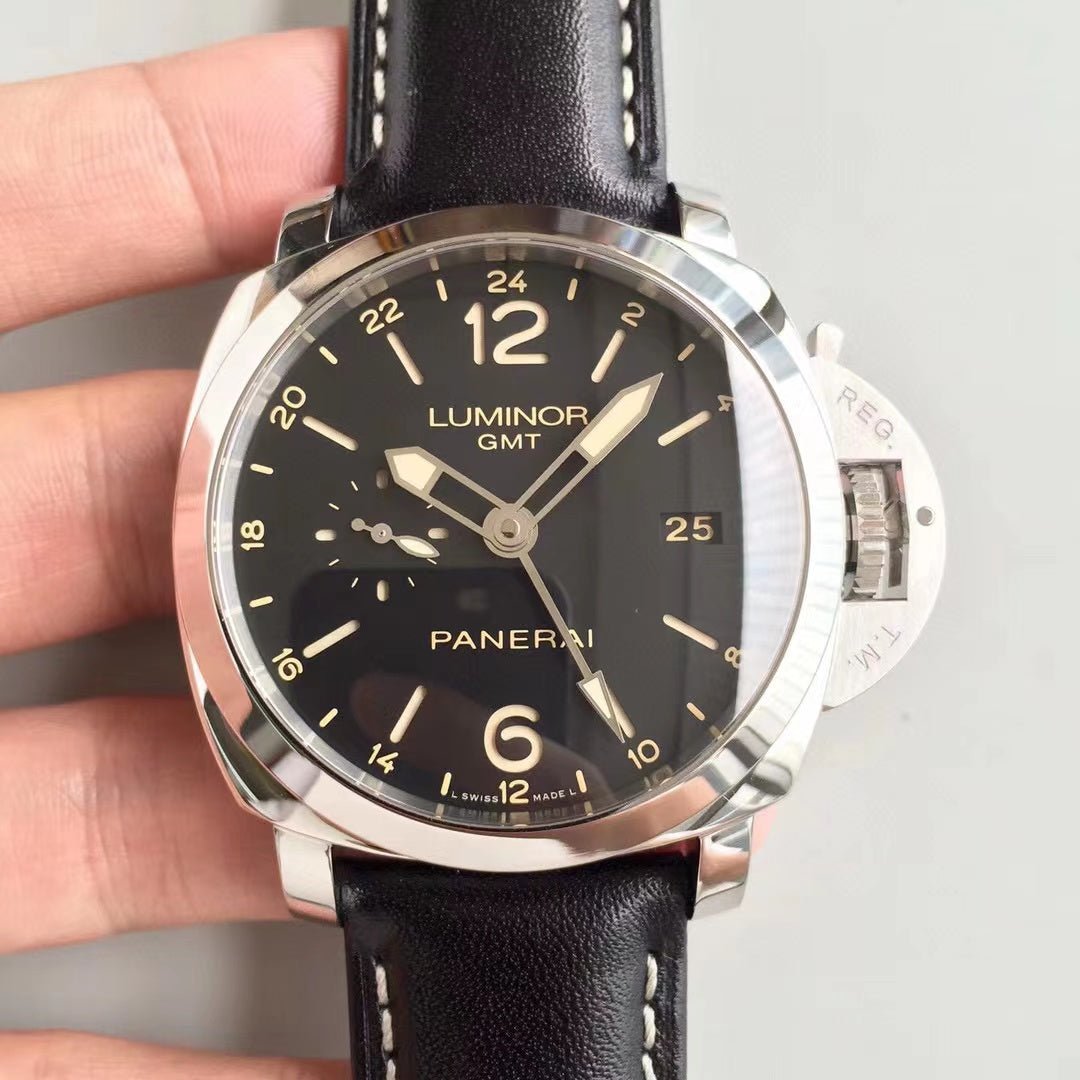 パネライ ルミノール１９５０ ３デイズ ＧＭＴ ２４Ｈオートマチック アッチャイオ ４４ｍｍ PAM00531-BRAND OFF