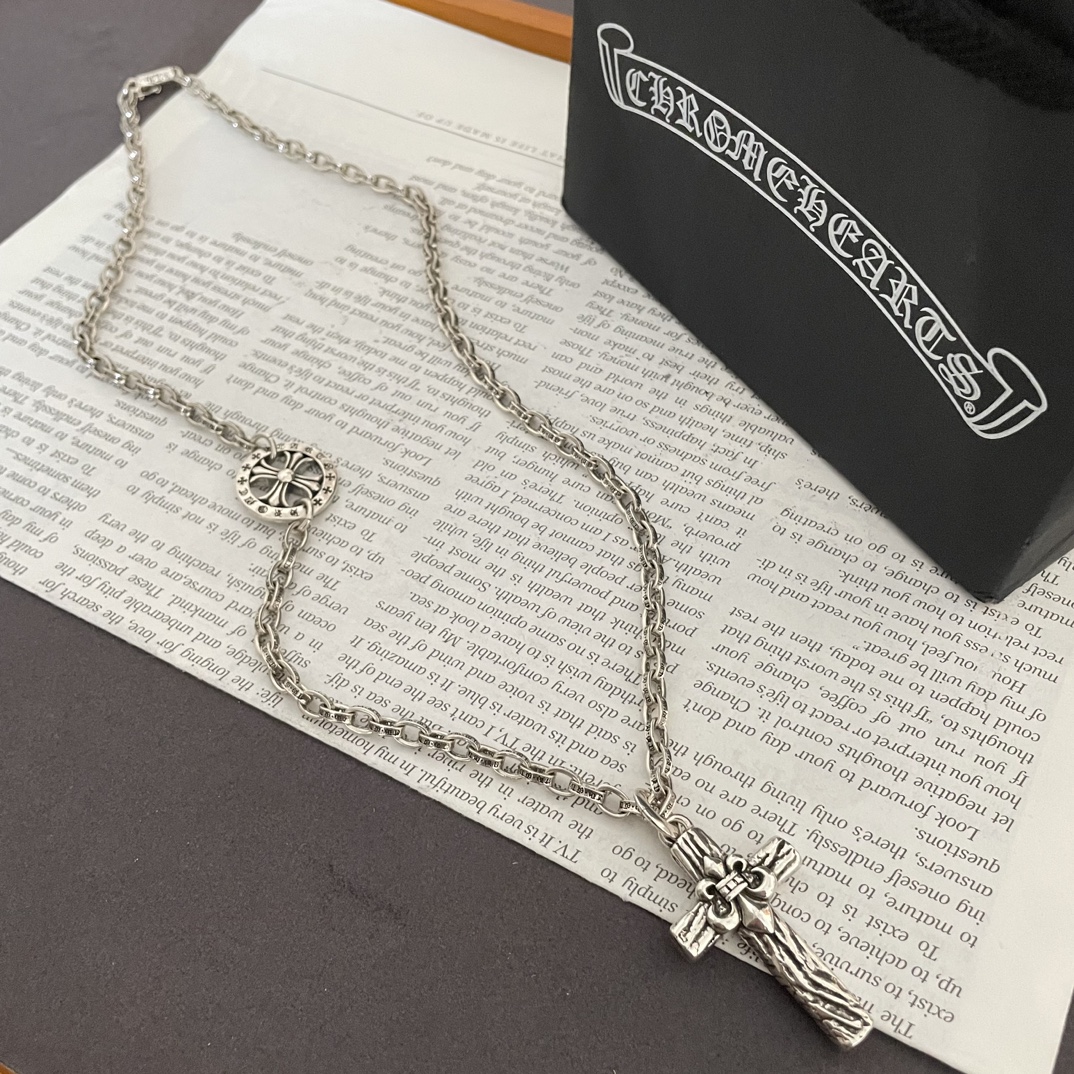 【Chrome Hearts】ネックレス、新しいネックレス万能シンプルファッションオーナメント-BRAND OFF