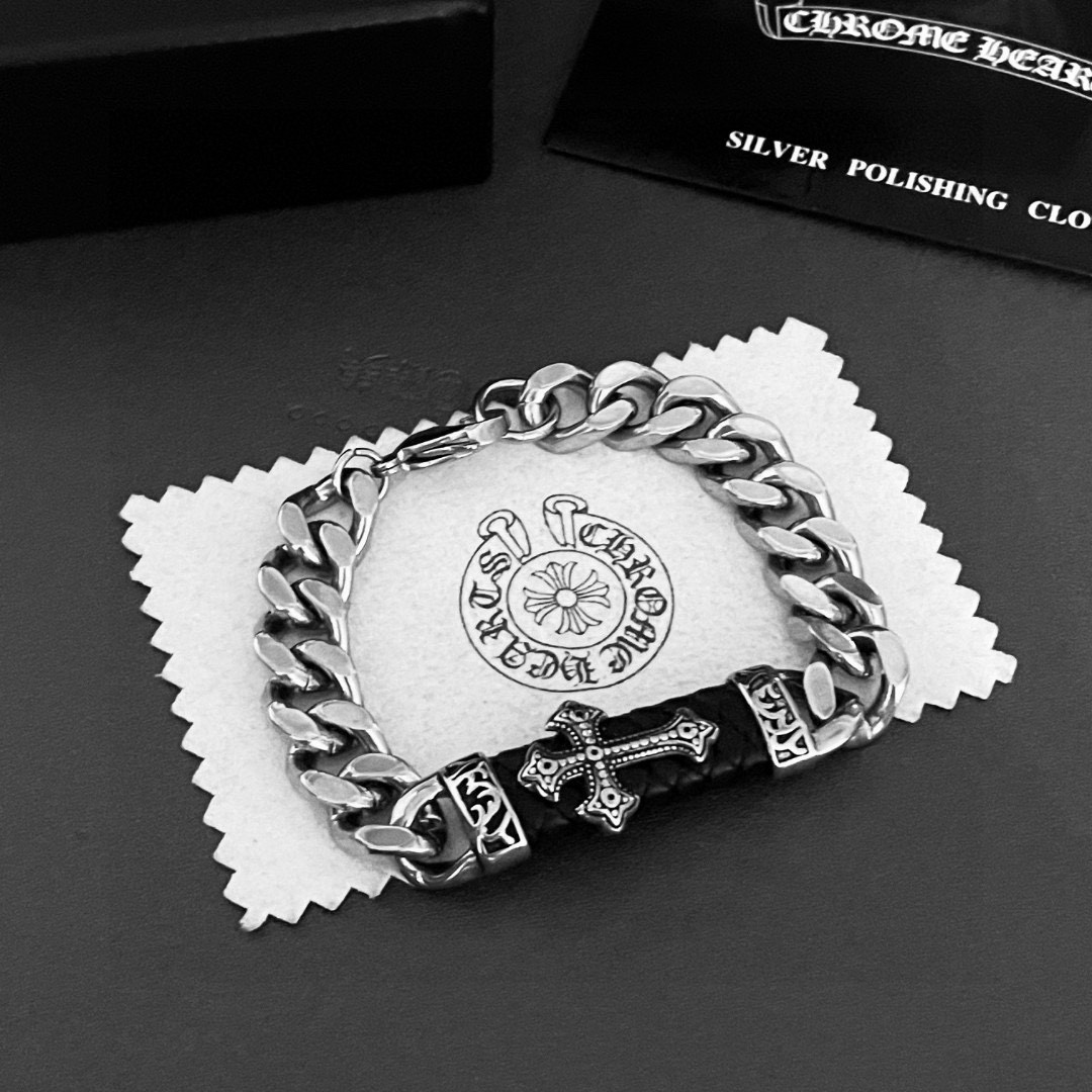 【CHROME HEARTS】ブレスレット、ファッションシンプルなスタイル-BRAND OFF