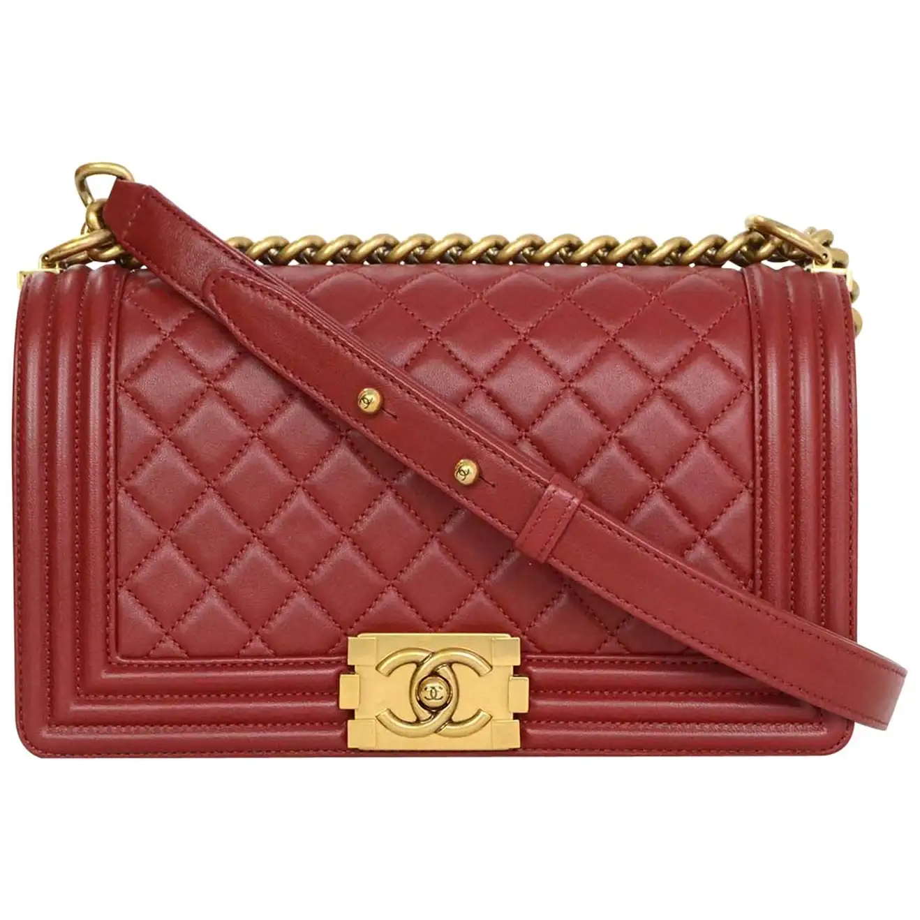 【CHANEL】Le boy ダイヤモンド レトロ バッグ【 送料無料】-BRAND OFF