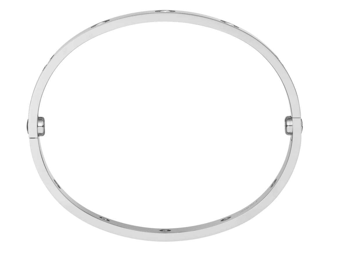 【Cartier】カルティエ LOVE BRACELET, SMALL MODEL, 10 DIAMONDS ブレスレット、SM、ダイヤモンド10個-BRAND OFF
