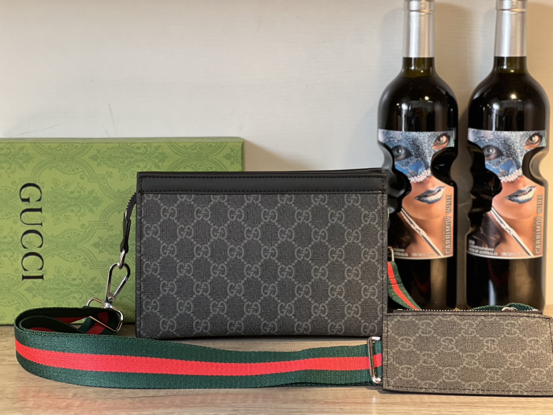 【 GUCCI 旗艦店】GGショルダーバッグ 22X14X7CM-BRAND OFF