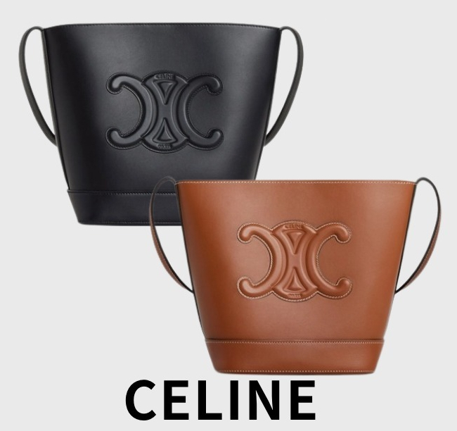 CELINE スモール バケットキュイル トリオンフ-BRAND OFF