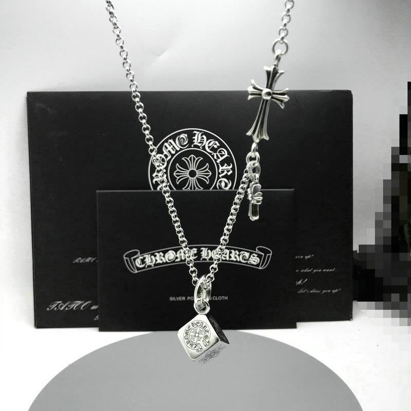 【Chrome Hearts 】クロムハーツ ダイスペンダント ネックレス-BRAND OFF