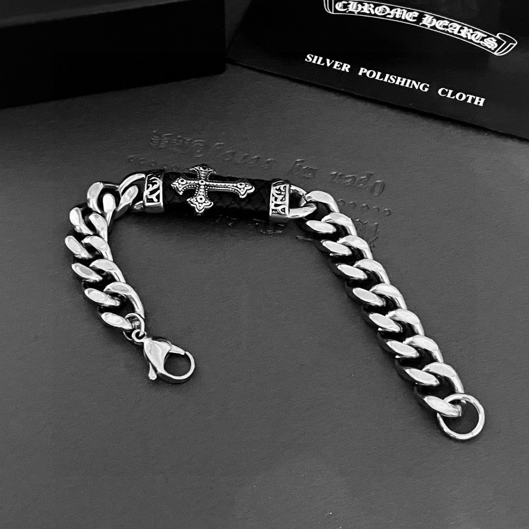 【CHROME HEARTS】ブレスレット、ファッションシンプルなスタイル-BRAND OFF