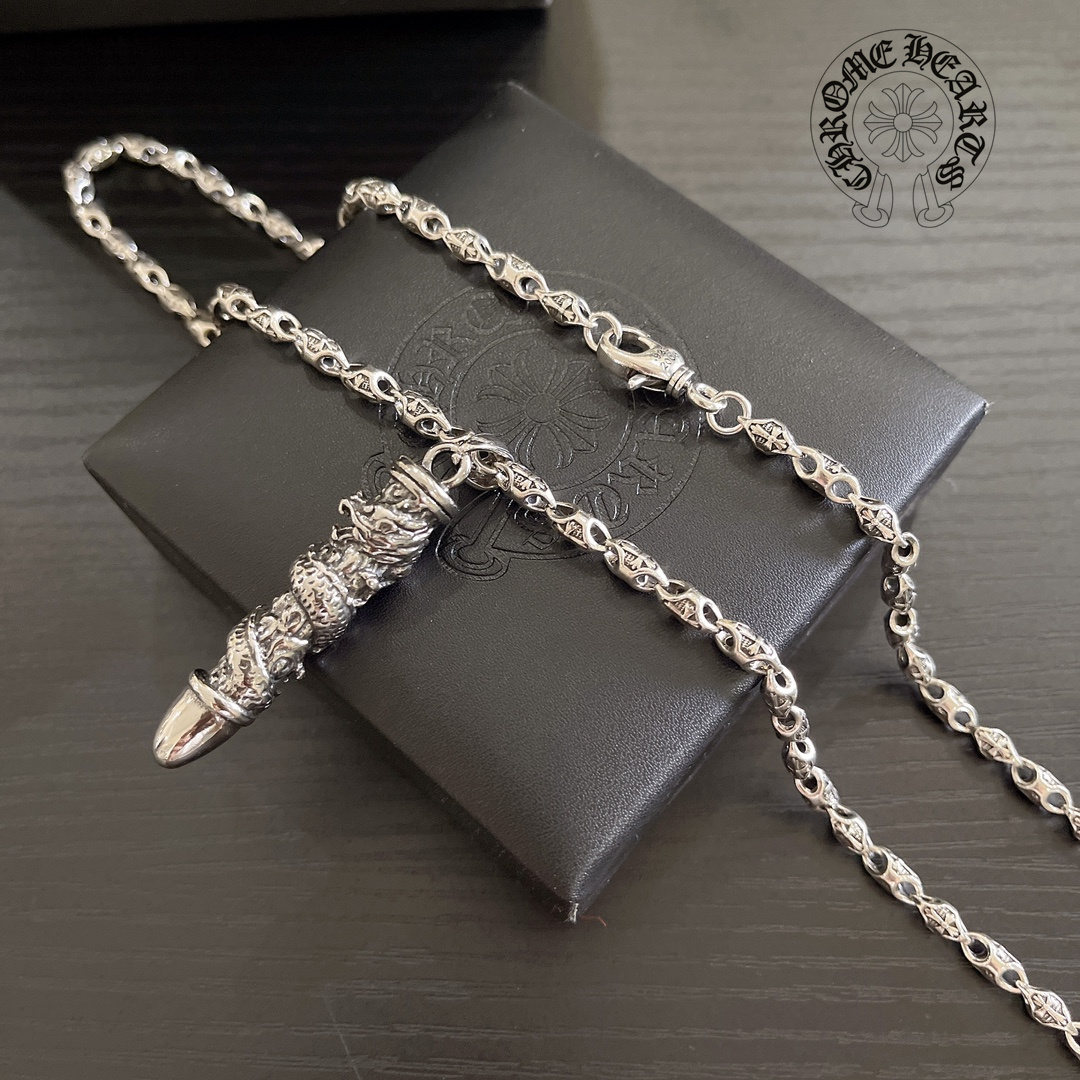 【CHROME HEARTS】ネックレス、新しいネックレス万能シンプルファッションオーナメント-BRAND OFF