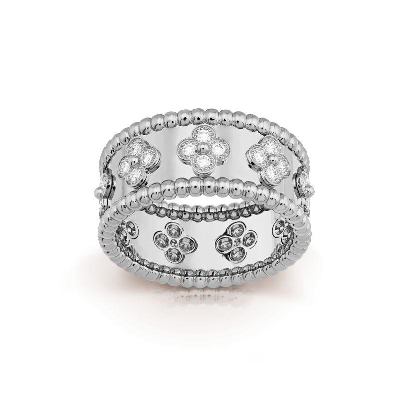 【2026】【Vancleef & Arpels】 ペルレ クローバー リング、スモールモデル-BRAND OFF