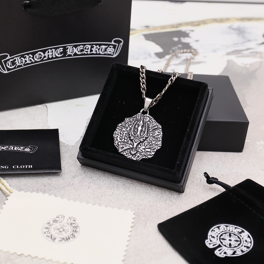 【Chrome Hearts】ネックレス、新しいネックレス万能シンプルファッションオーナメント-BRAND OFF