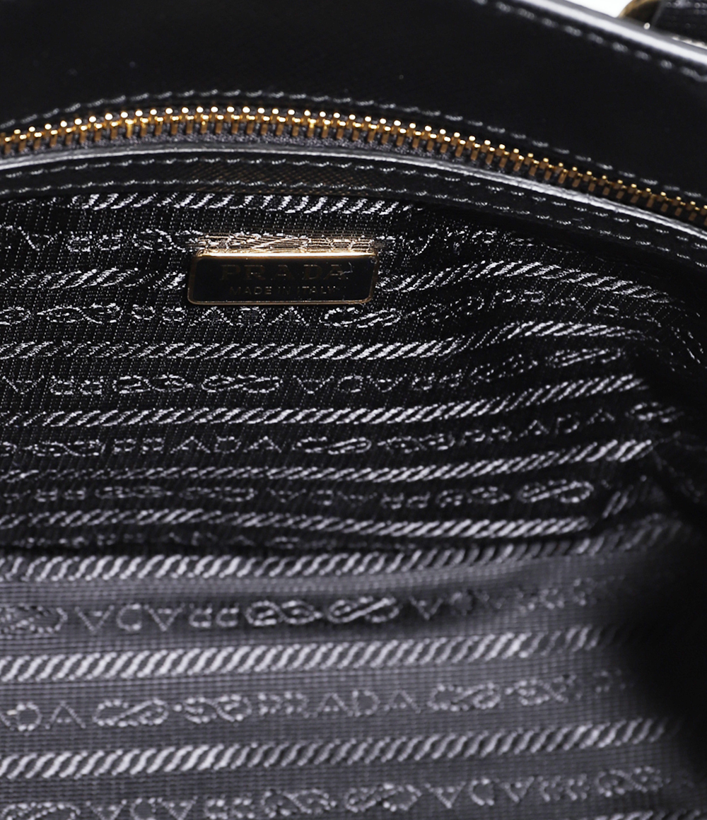 ☆PRADA ガレリア サフィアーノレザー ミニバッグ-BRAND OFF
