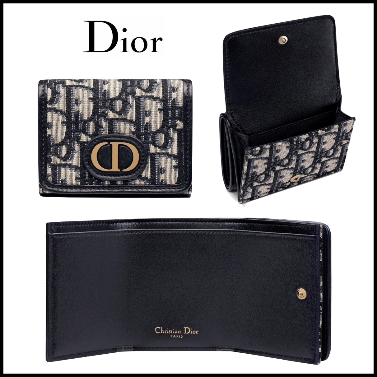 【DIOR】【すぐ届く】大人気★国内発送【DIOR】ディオール オブリーク ミニウォレット【財布】-BRAND OFF