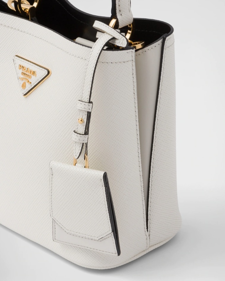 PRADAパニエ サフィアーノレザー スモールバッグ-BRAND OFF