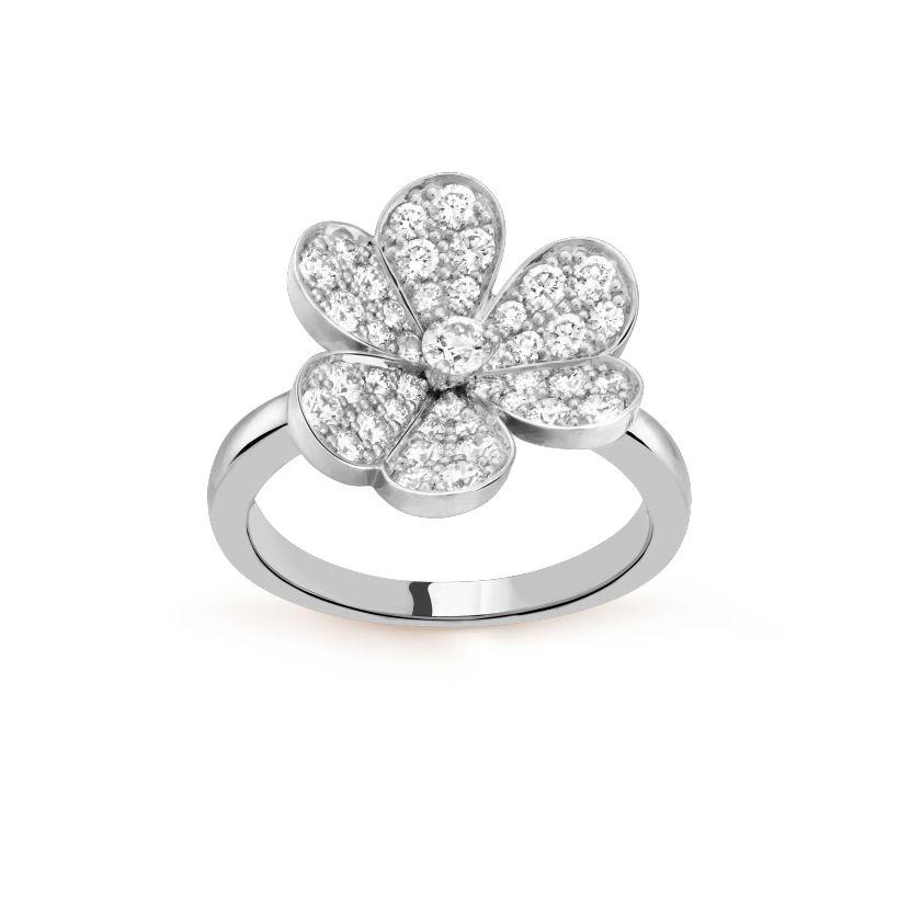 【Vancleef & Arpels】 フリヴォル リング、1フラワー-BRAND OFF