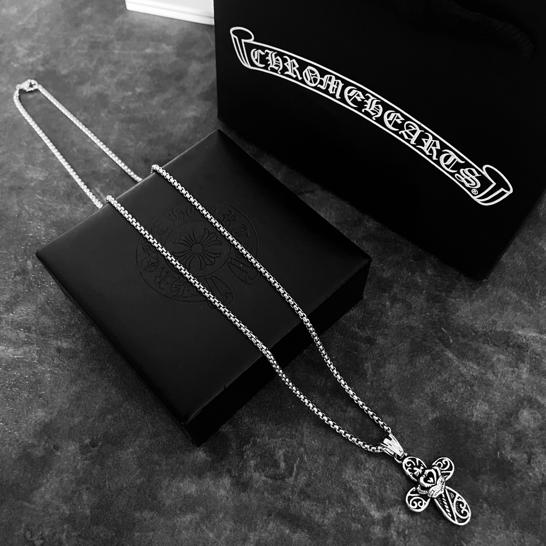 【CHROME HEARTS 】ネックレス、新しいネックレス万能シンプルファッションオーナメント-BRAND OFF