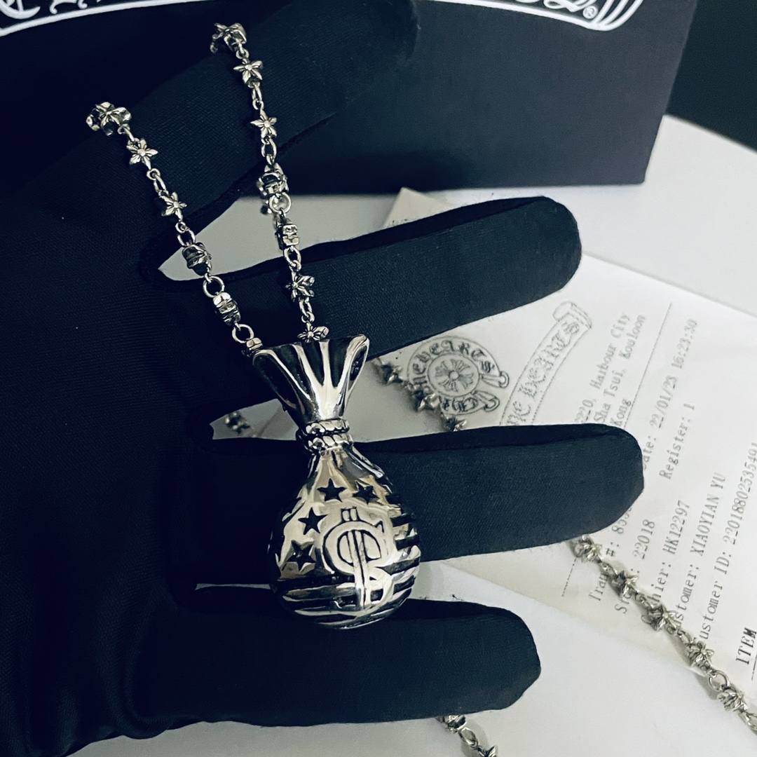 【CHROME HEARTS】ネックレス、新しいネックレス万能シンプルファッションオーナメント-BRAND OFF