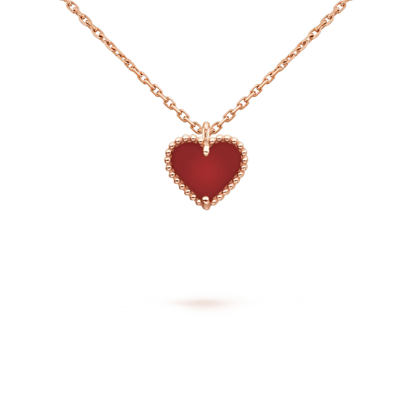 【Vancleef & Arpels】 スウィート アルハンブラ ハート ペンダント-BRAND OFF