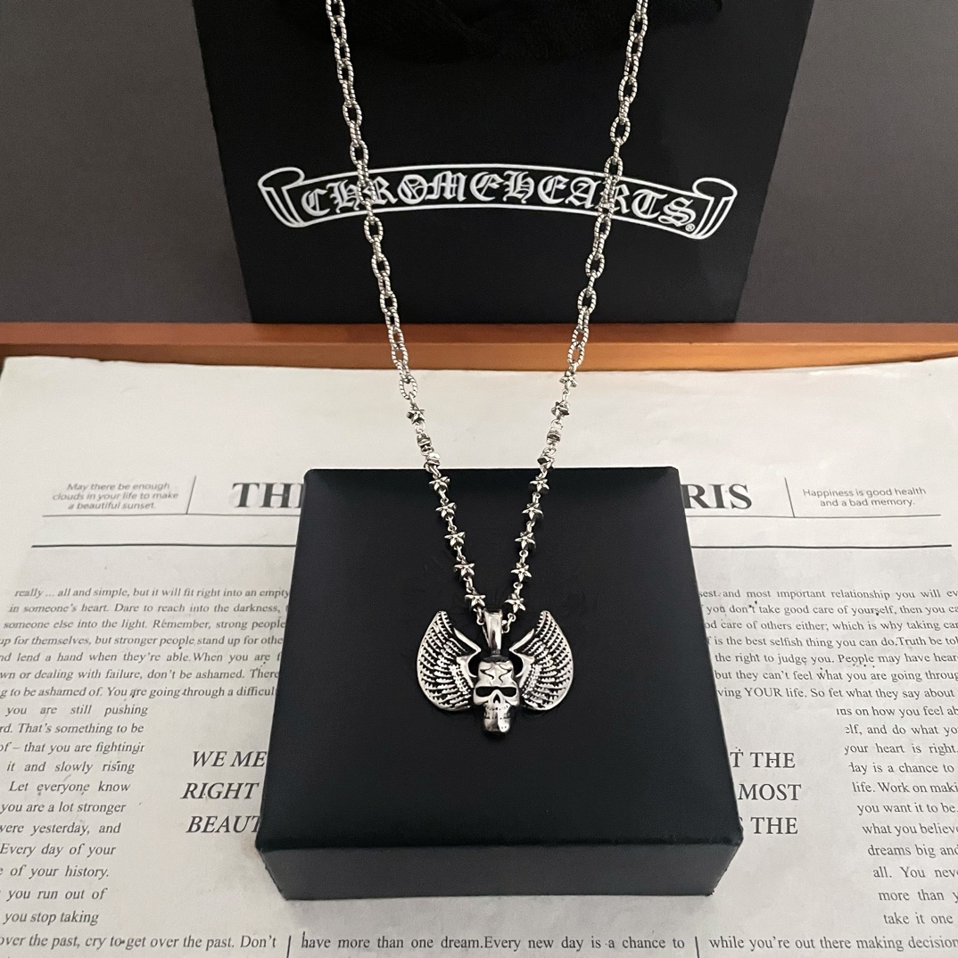 【2026】【CHROME HEARTS】ネックレス、新しいネックレス万能シンプルファッションオーナメント-BRAND OFF