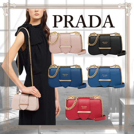 【PRADA】プラダ◆サフィアーノレザー シドニー バッグ ショルダーバッグ-BRAND OFF