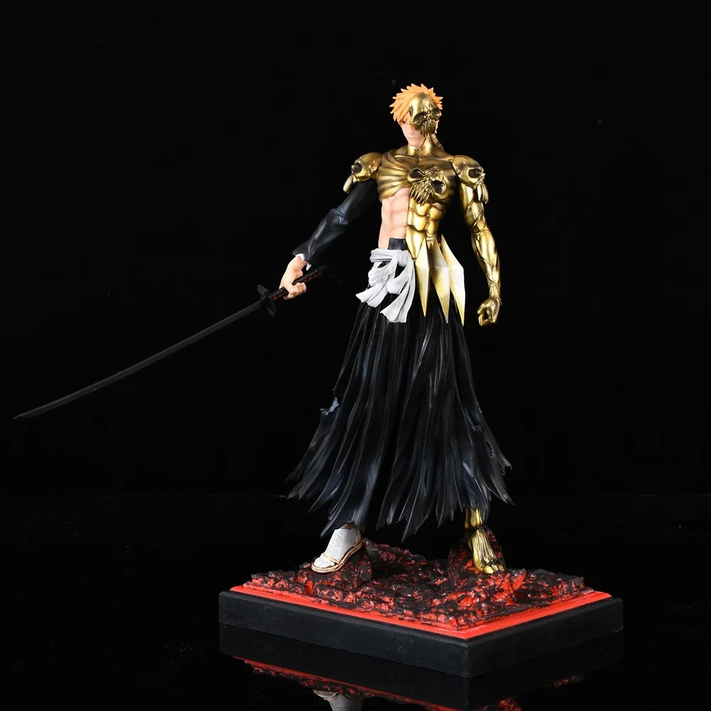 BLEACH 黒崎一護 地獄篇 黒金フィギュア ガレージキット（GK）立像 箱入り