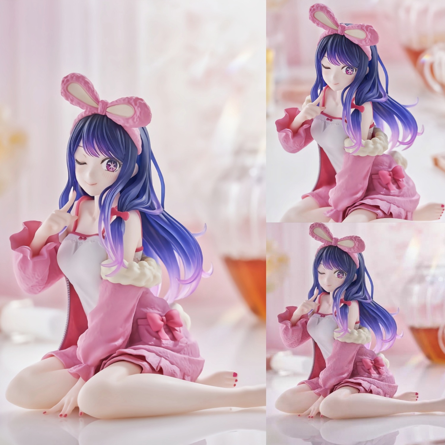 Wholesale/Drop Shipping: "The Child I Recommend" Ai Hoshino Figurine—Rabbit-Eared Loungewear Anime Beauty Decorative Figurine