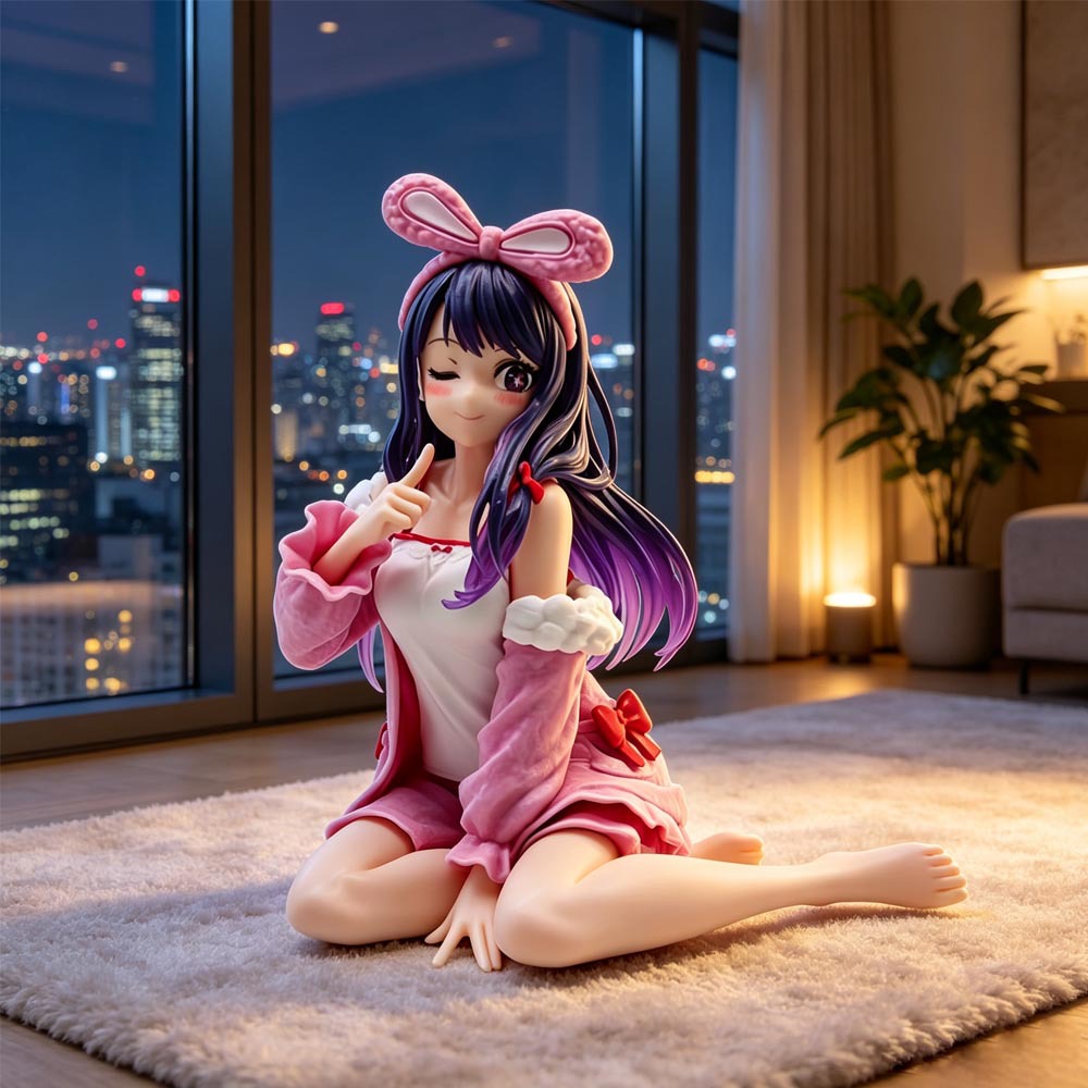 推しの子 美少女フィギュア 星野アイ風ルームウェアモデル アニメ卓上置物