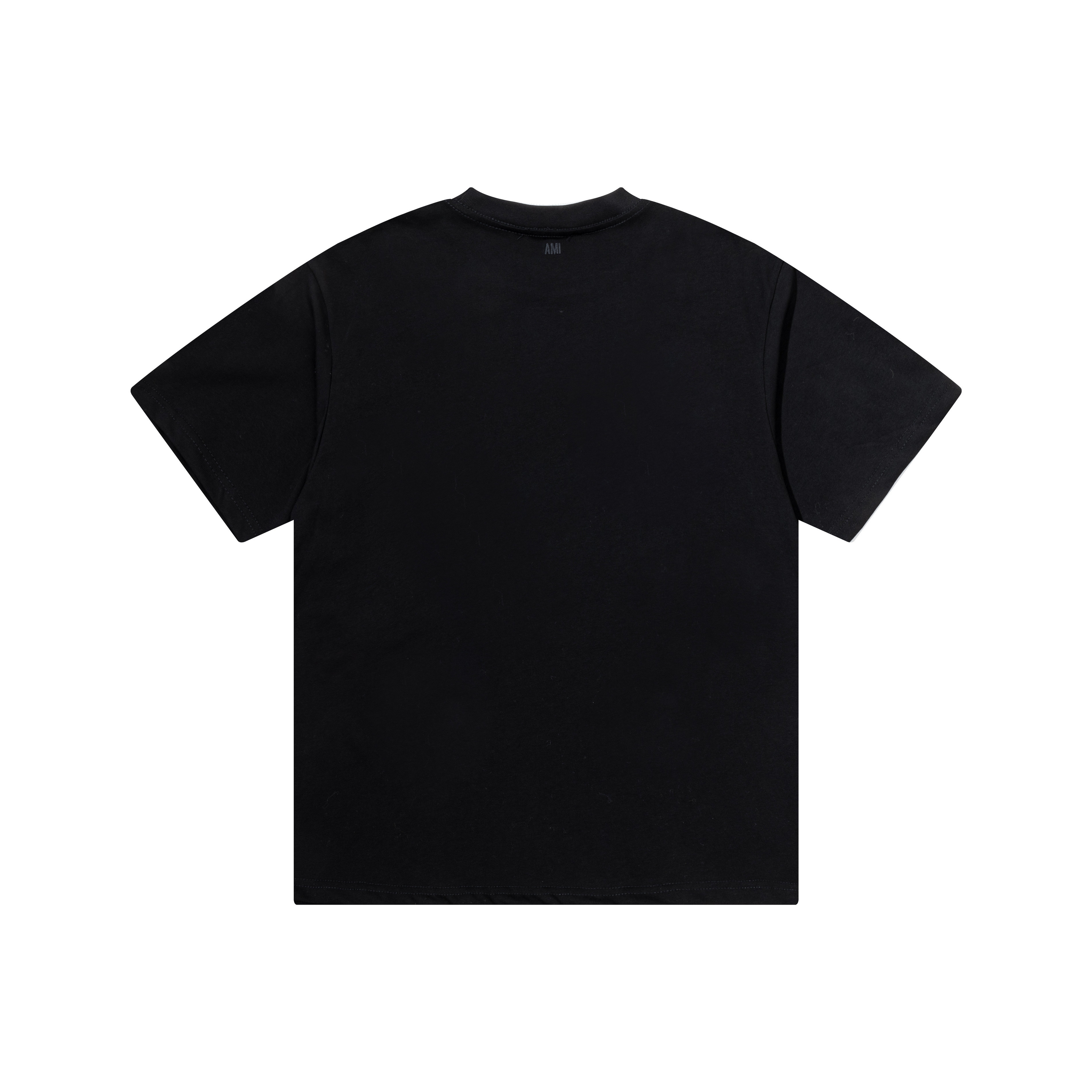 AMI PARIS アミ パリス2026年夏新作 ゆったりとした万能ハート柄ピュアコットンTシャツ（男女兼用）