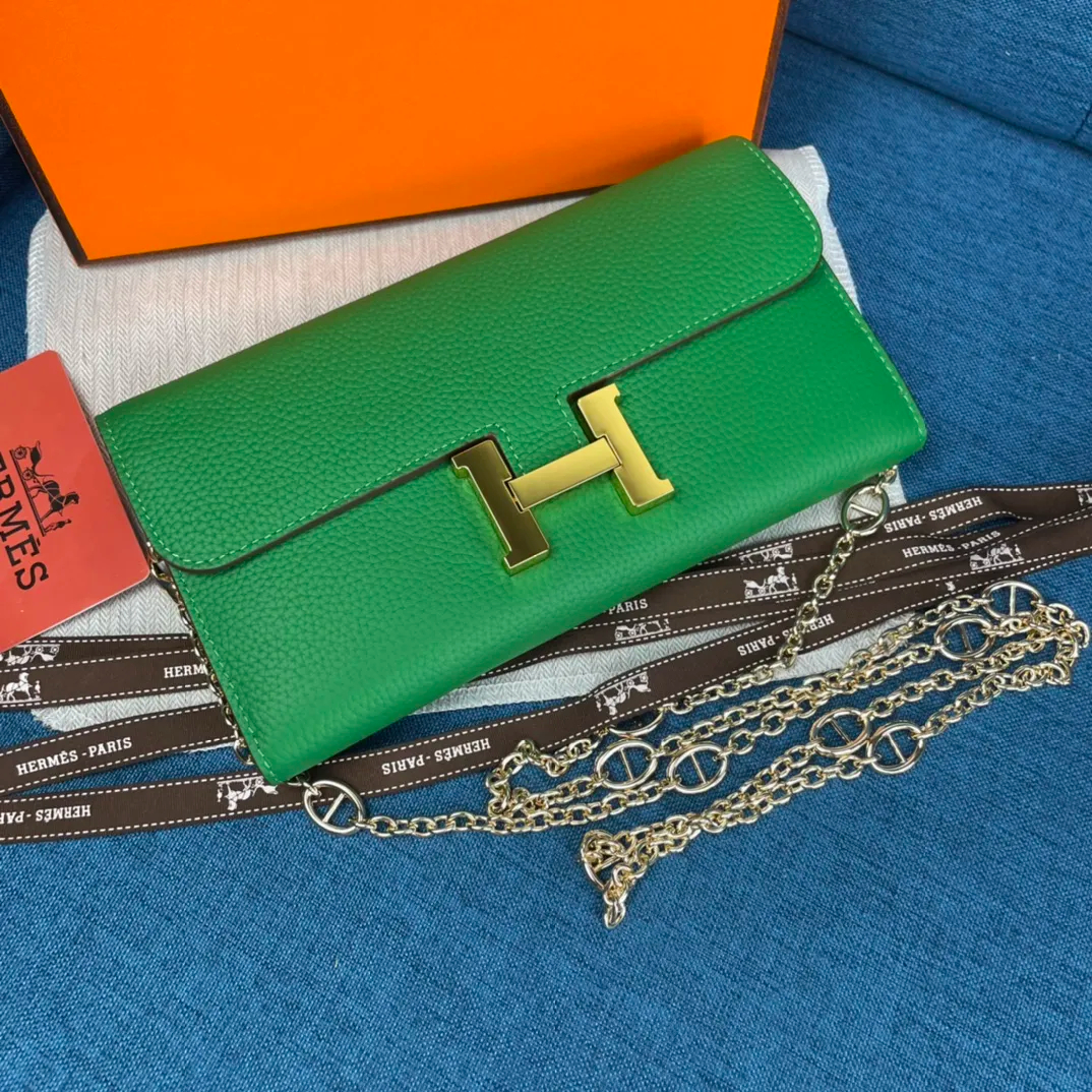 HERMÈS ショルダー & 長財布 11カラー 22X11CM-BRAND OFF
