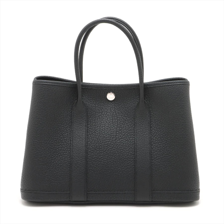 エルメス ガーデンパーティTPM カントリー ブラック シルバー金具-BRAND OFF