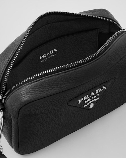 ★PRADA直営店★スモール レザー ショルダーバッグ-BRAND OFF