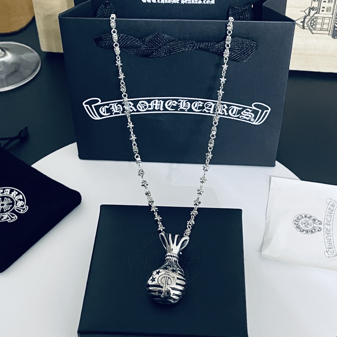 【CHROME HEARTS】ネックレス、新しいネックレス万能シンプルファッションオーナメント-BRAND OFF
