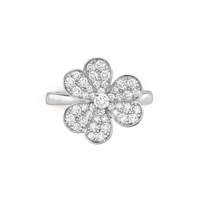 【Vancleef & Arpels】 フリヴォル リング、1フラワー-BRAND OFF