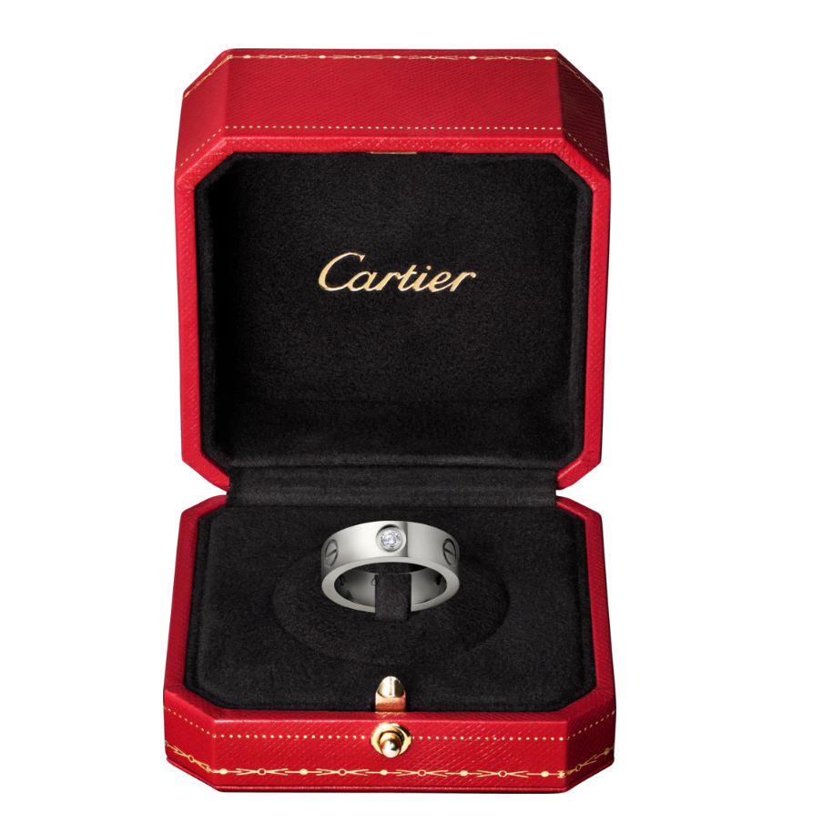 【2026】【Cartier】カルティエ LOVE RING, 3 DIAMONDS リング、ダイヤモンド3個-BRAND OFF