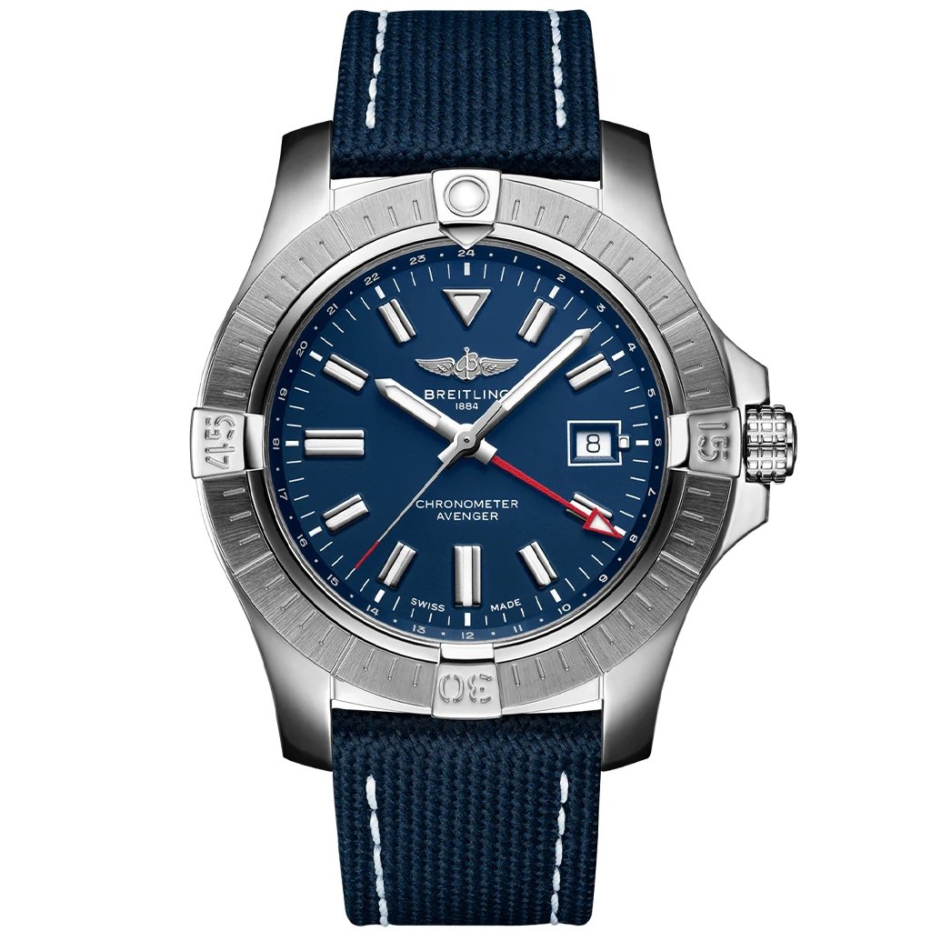 ブライトリング アベンジャー GMT 45  ブルー ダイヤル ウォッチ A32395101C1X2-BRAND OFF