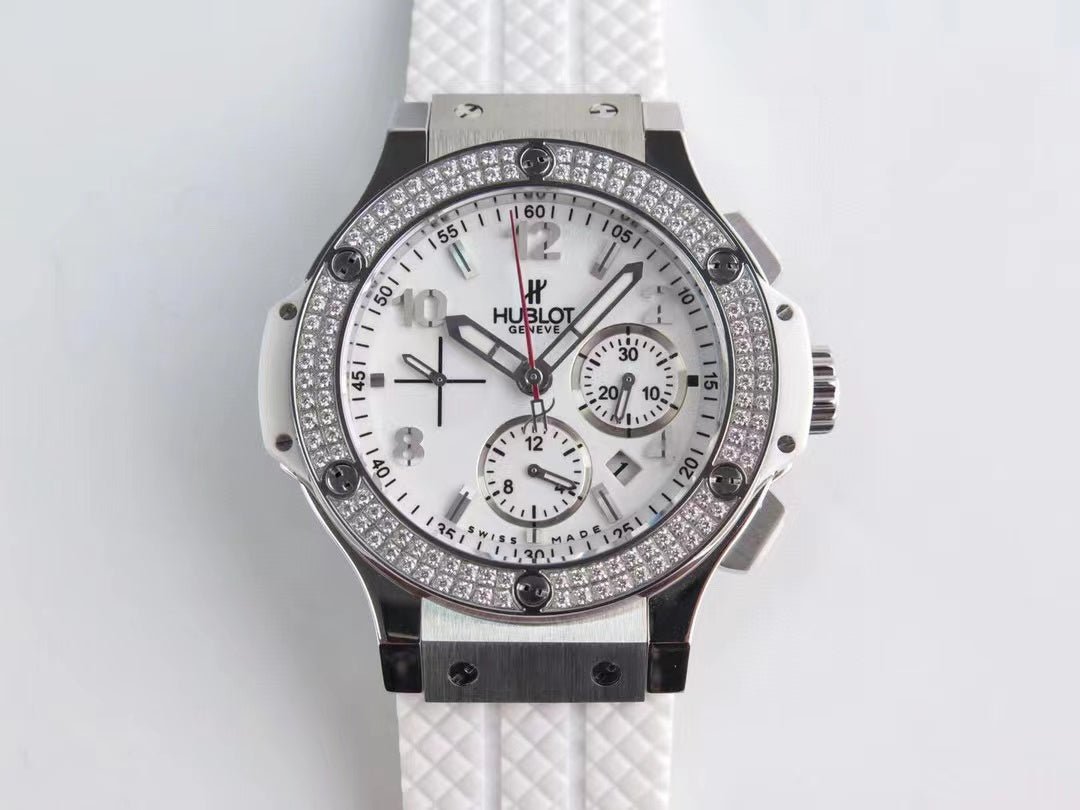HUBLOT ウブロ ビッグ・バン スチール ホワイト ダイヤモンド 301.SE.230.RW.114-BRAND OFF