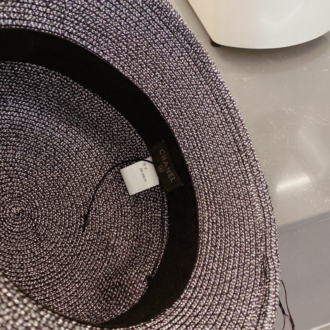 【CHANEL シャネル 】【数量限定】 麦わら帽子-BRAND OFF