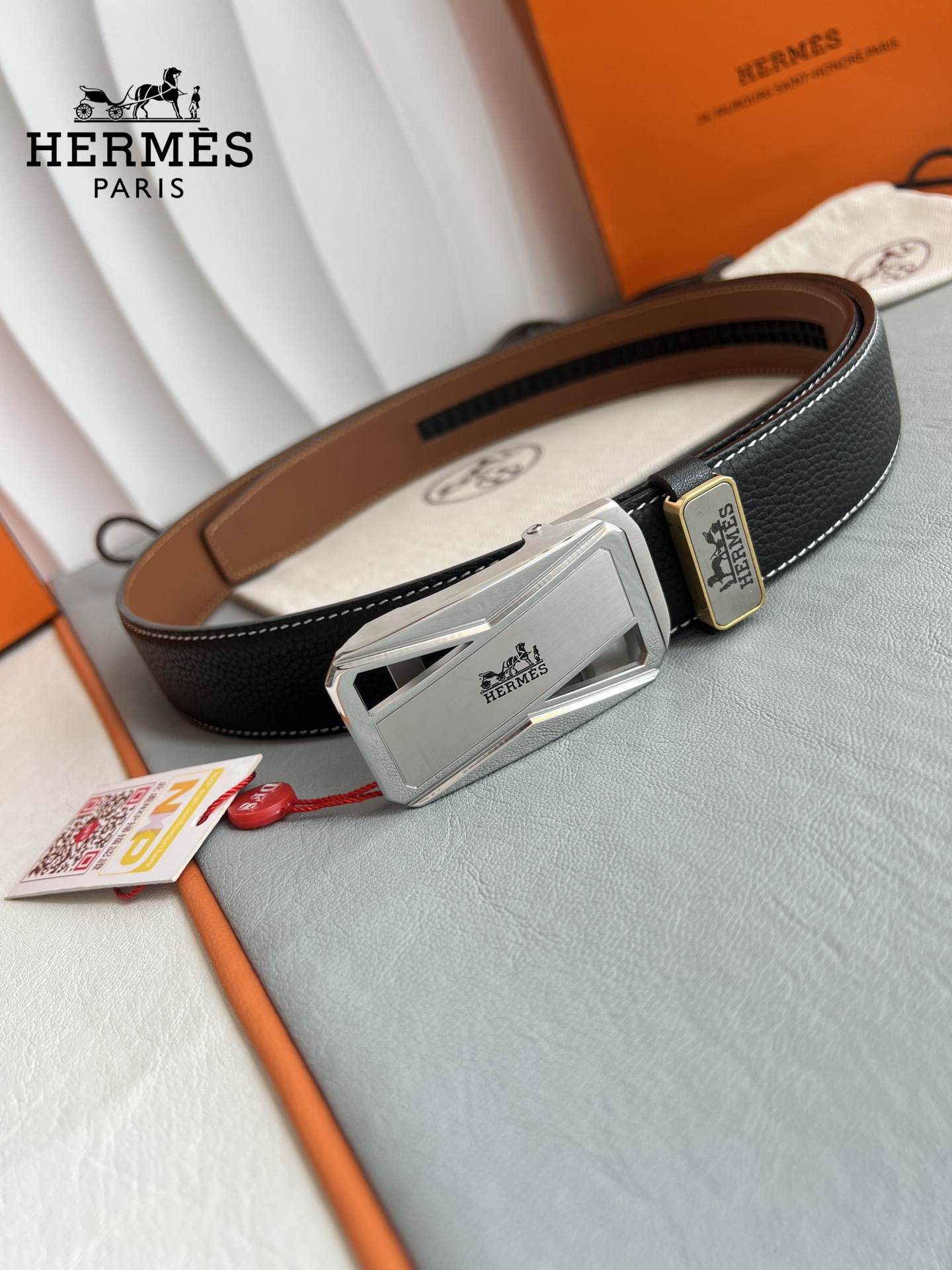 【Hermès】(エルメス) 3.5cmベルト メンズ-BRAND OFF