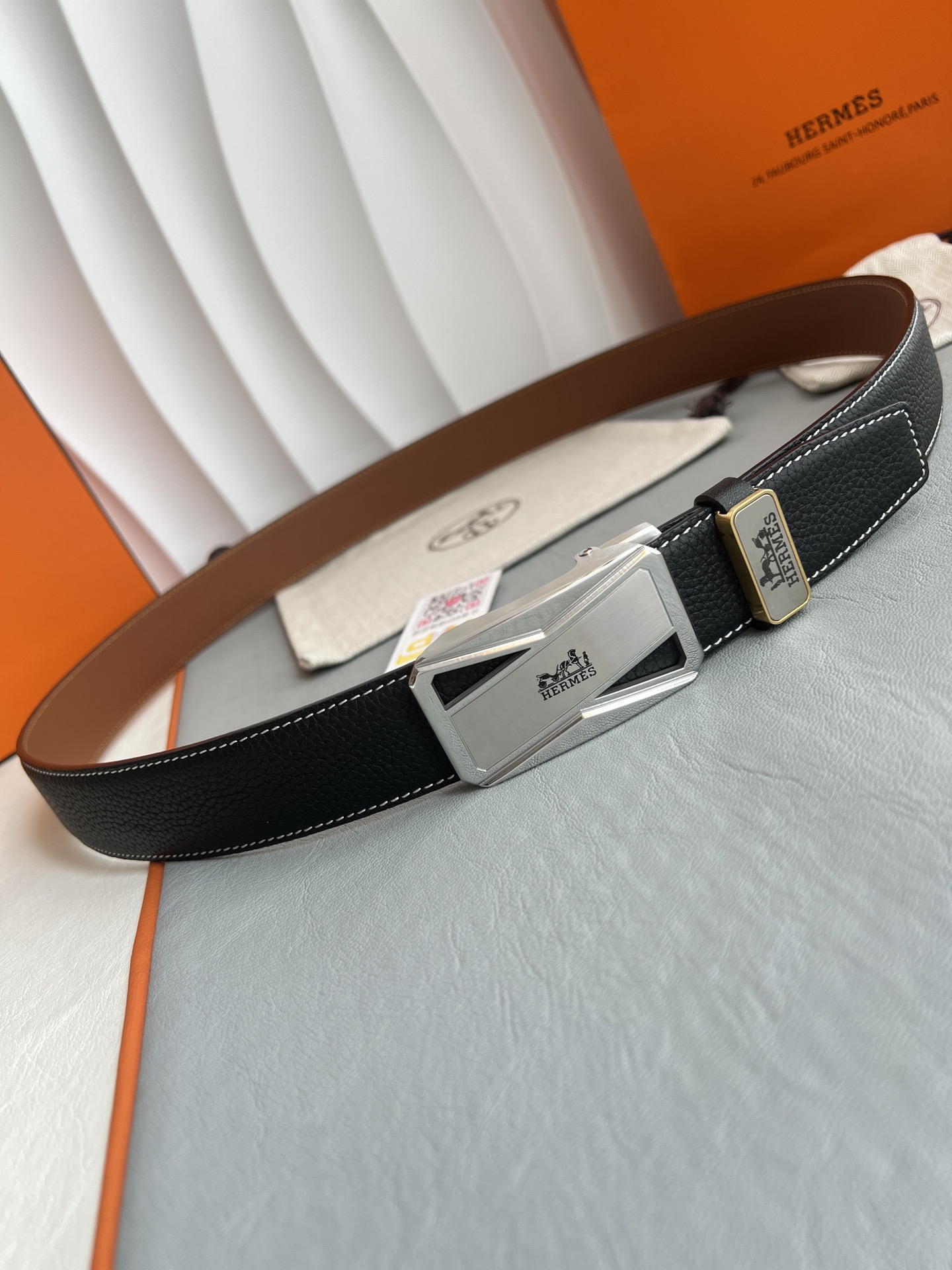 【Hermès】(エルメス) 3.5cmベルト メンズ-BRAND OFF