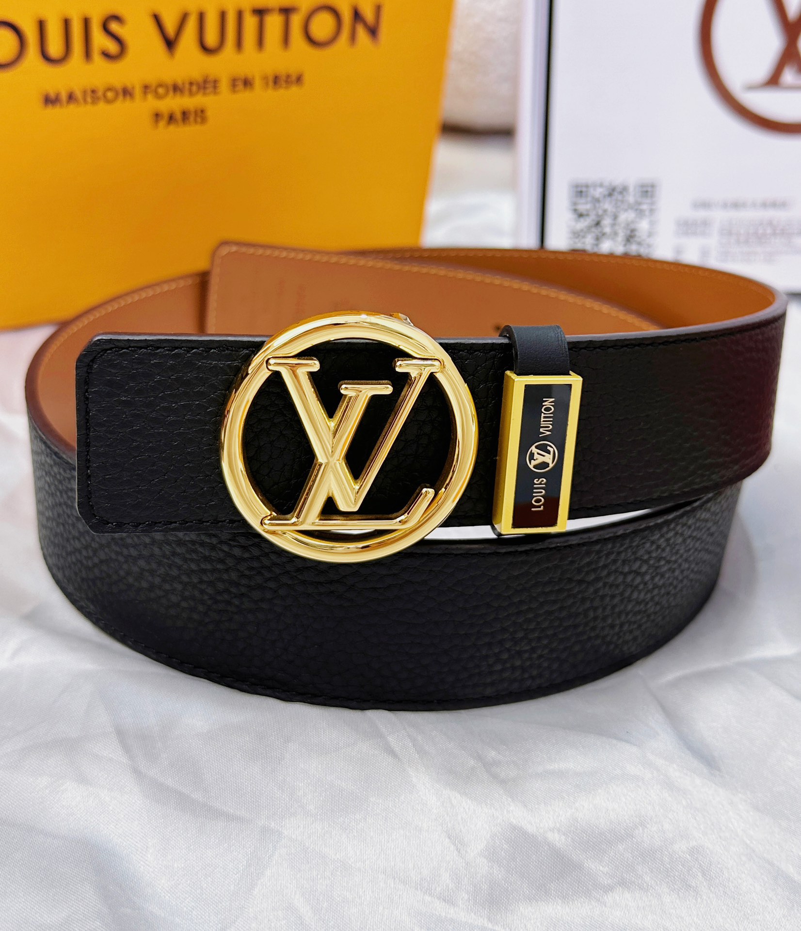 【LOUIS VUITTON】(ルイヴィトン) 3.8cmベルト メンズ-BRAND OFF