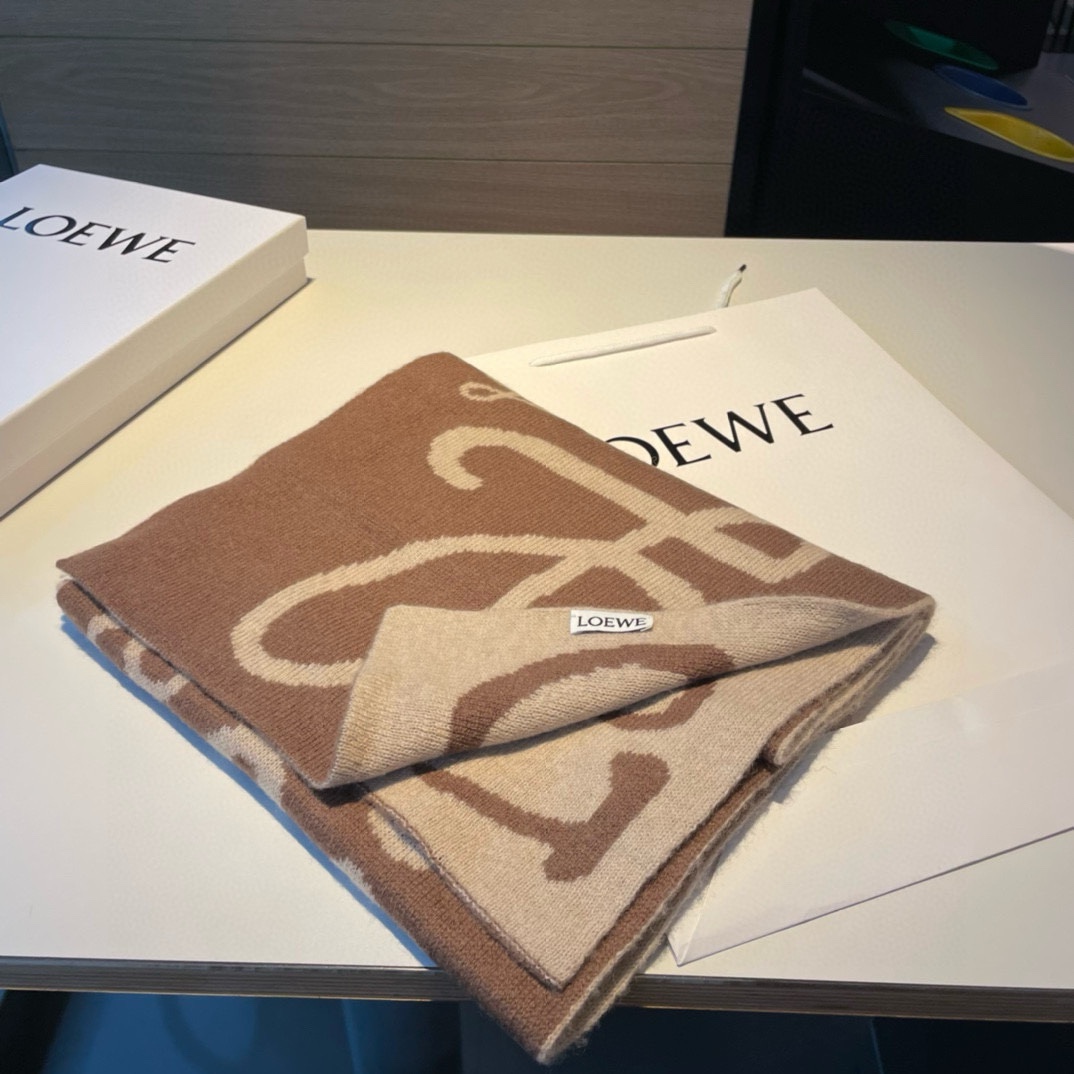 【LOEWE ロエベ】スカーフ 30*190CM   241109-BRAND OFF