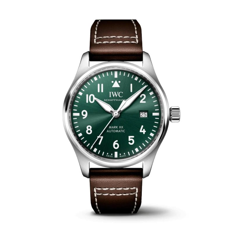 IWC パイロットウォッチ マーク XX IW328205 グリーン文字盤-BRAND OFF