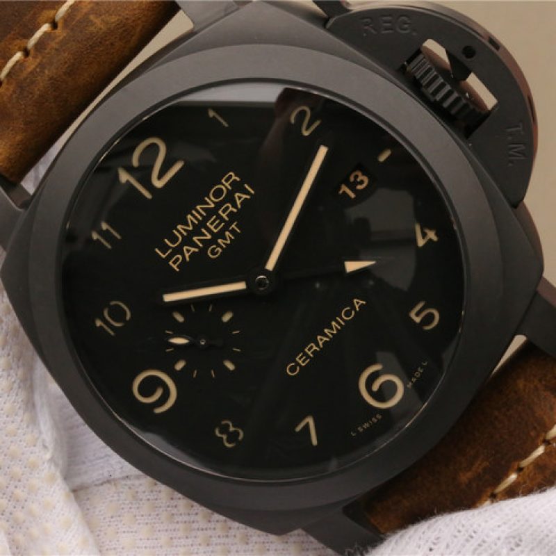 PANERAI オフィチーネ パネライ ルミノール 1950 3DAYS GMT オートマティック チェラミカ44mmPAM00441-BRAND OFF