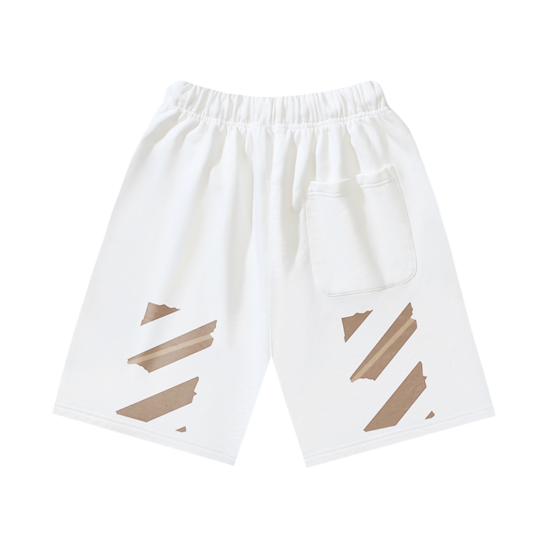 【OFF-WHITE 公式旗艦店】オフホワイト   ショートパンツ  ご好評に付き再入荷！24629-BRAND OFF