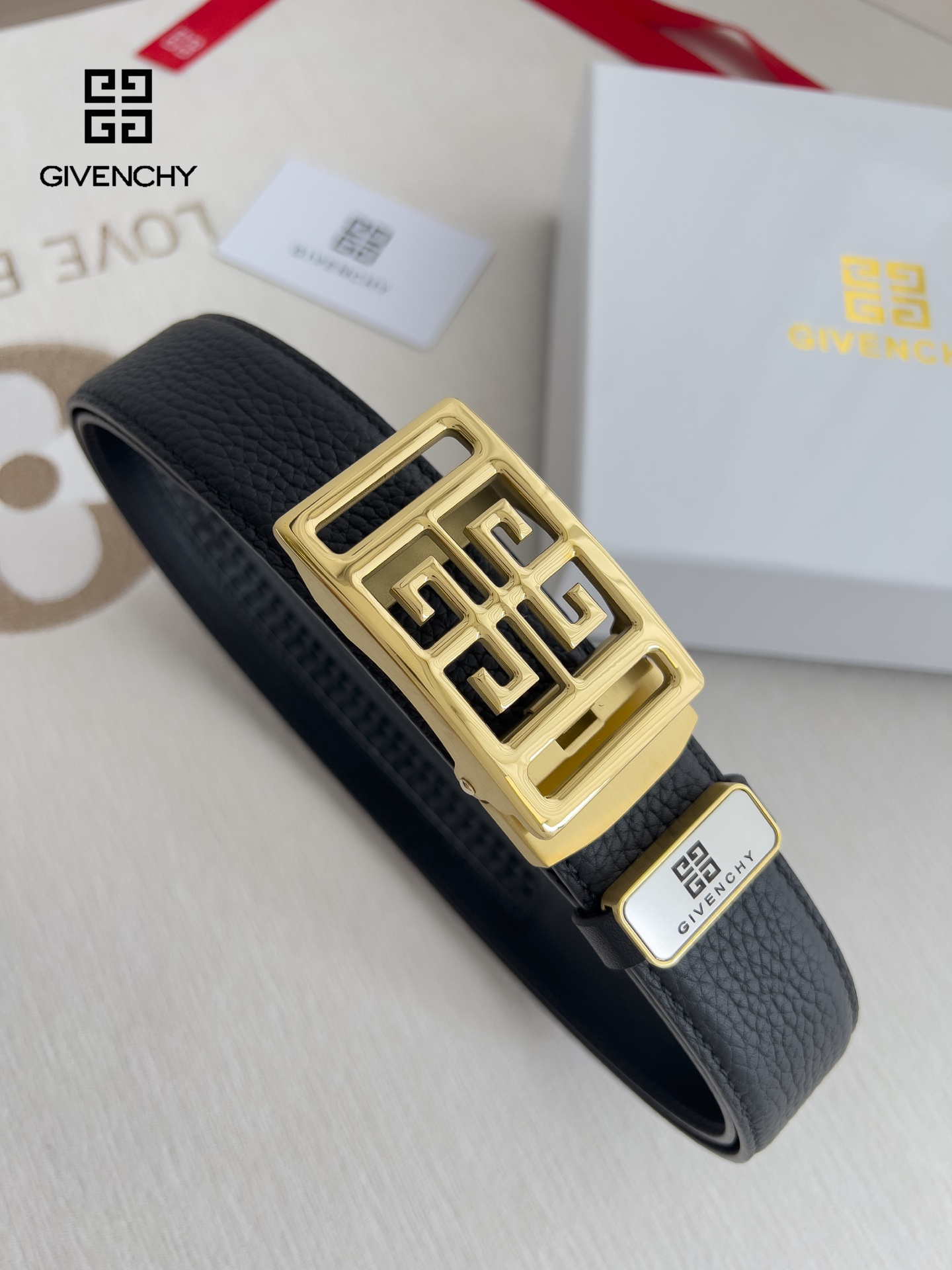 【GIVENCHY】(ジバンシー) 3.5cmベルト メンズ 24706-BRAND OFF